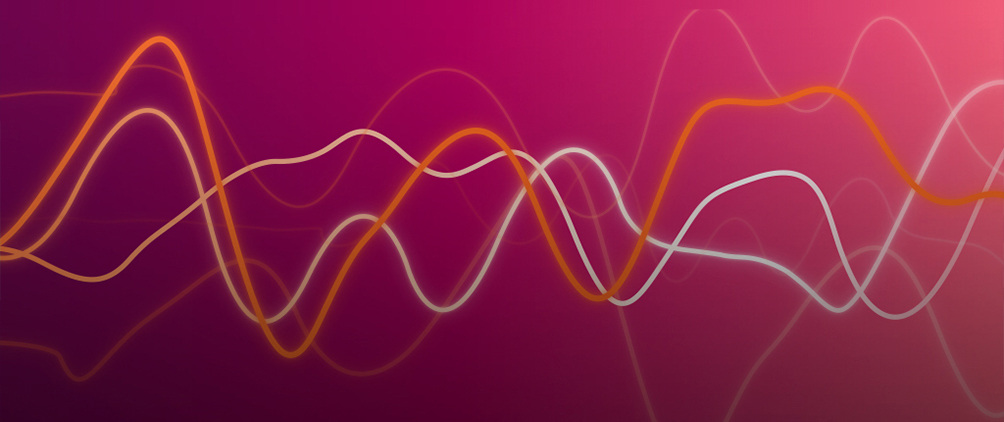 Abstract pink and orange market signal lines representing Morgan Stanley Investment Management’s Q1 2026 high yield market monitor.